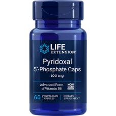 Life Extension Pyridoxal 5′-Phosphate Caps 100 mg, 60 vege caps (Expiry Sept 2025)